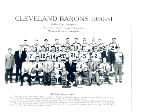 1950 1951 cleveland barons - 1951,