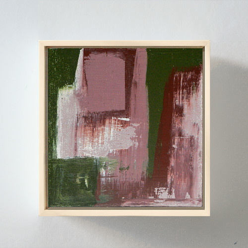 Original framed abstract oil - original,