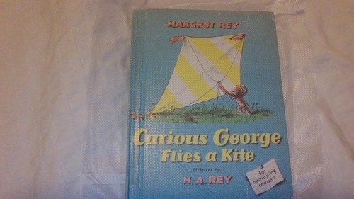 Vintage curious george flies - curious,