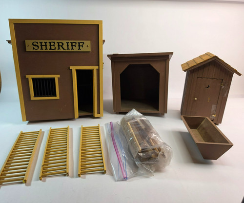 Vintage wooden western - vintage, play