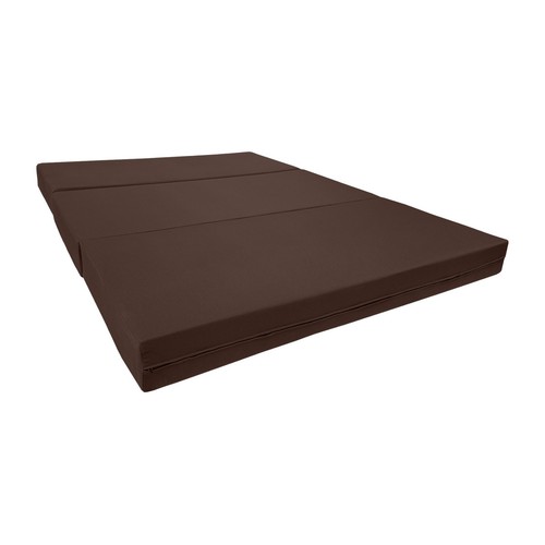 Brown full trifold - foam, bed