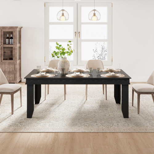 Sturdy black farmhouse - 71",