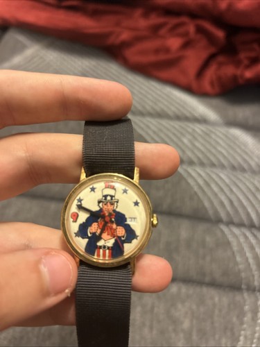 Antique uncle sam watch - antique, sam’s