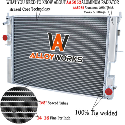Aluminum row radiator - 4,