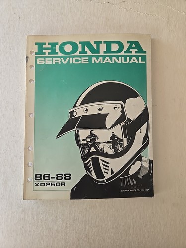 Honda xr250r service shop - honda,