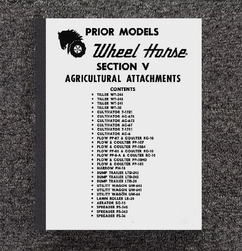 Service parts manual fits - manual,