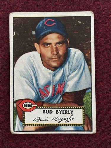 1952 topps bud byerly 161 - topps,