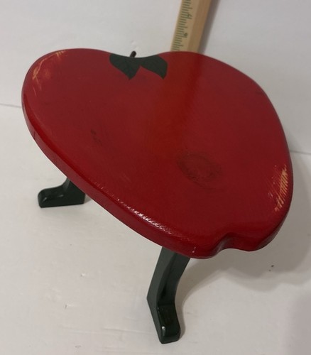 Vintage apple shaped stool - apple,