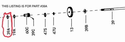 Penn part 39a slaiv5500 - penn,