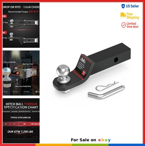 Trailer hitch ball mount - mount, 2