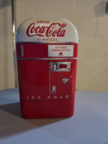 Coca cola metal container mini - coca,