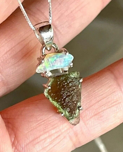 Genuine rough moldavite - genuine,