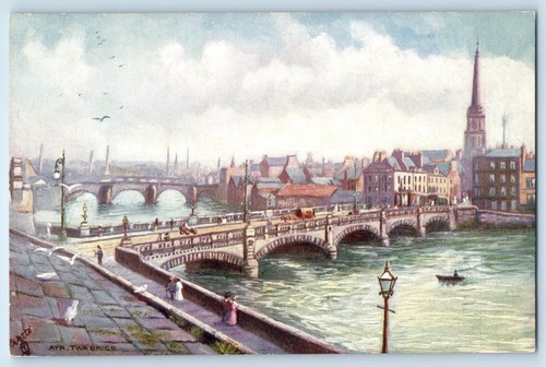 Ayrshire scotland postcard - ayrshire,