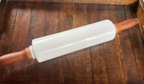 Antique milk glass rolling - glass, pin