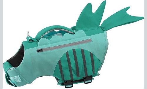 Emust dog floating - dog, shark