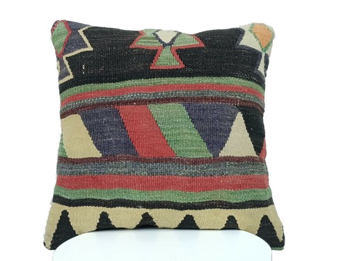 Kilim pillow cover - pillow, 18x18