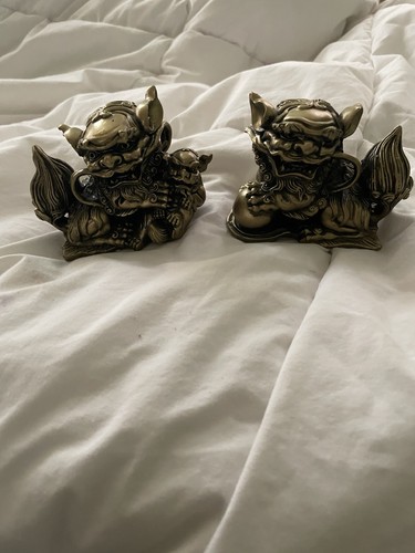 Brass foo dogs also known - brass,