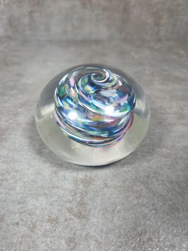Round art glass - glass, paperweigh