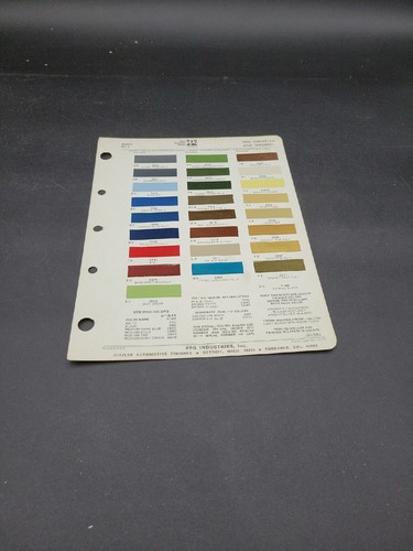 1972 ditzler ppg - 1972,