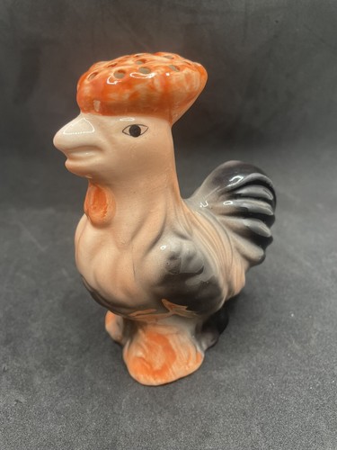 Vintage hand painted rooster - vintage,