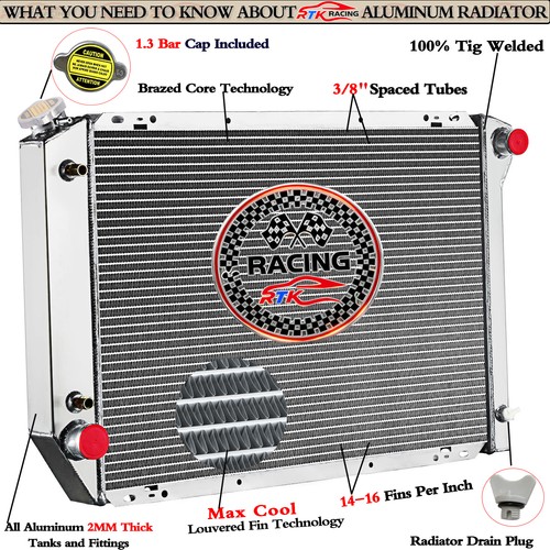 Row aluminum radiator for - radiator,