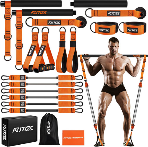 Pilates bar kit with - pilates,