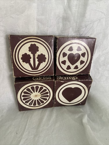 Vienna glass cookie stamps - vienna,