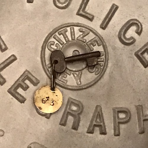 Vintage old gamewell police - ,