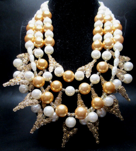 Sumaris white golden faux - &,