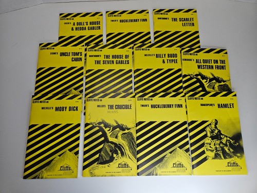 Cliff notes bundle lot 11 - cliff,