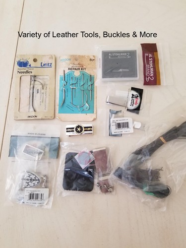 Leather tools lot - leather,