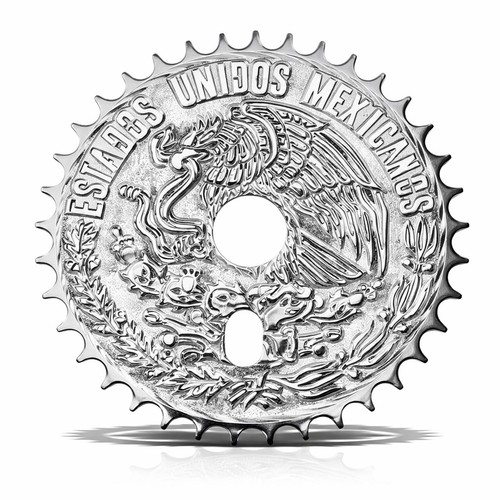 Bicycle lasercut chrome - chrome, 3d