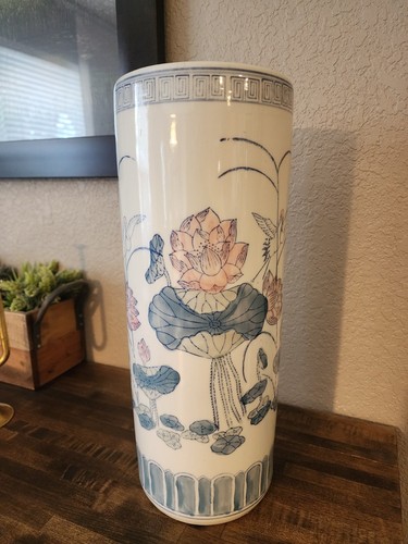 Vintage chinese blue pink and - chinese,