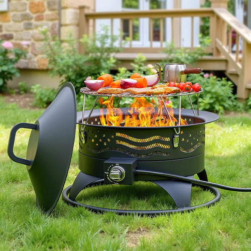 Inch portable propane fire - portable,