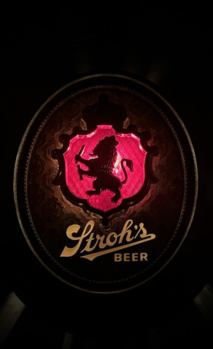 Vintage strohs beer - vintage,