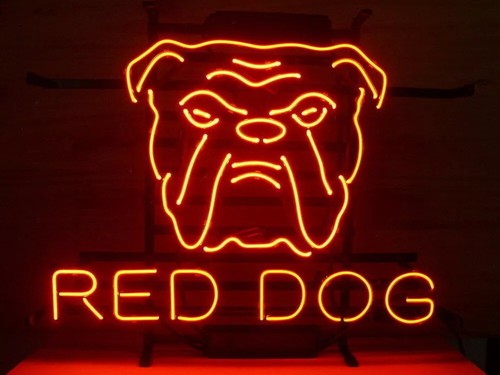 Red dog beer logo x16 - red, 20"x16"