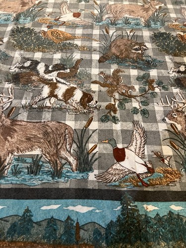Vtg blanket hunting wildlife - vtg,