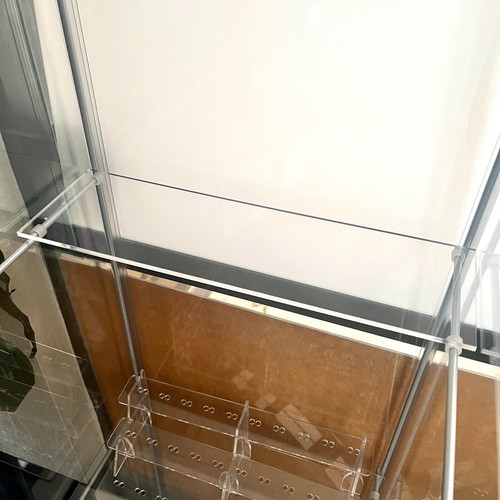 Acrylic half shelf for ikea - half,