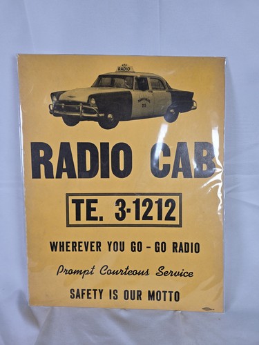 1950 radio cab portland - radio,