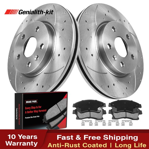 Front drilled brake - front,