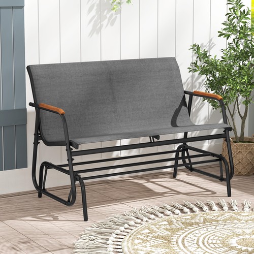 Person outdoor glider bench - 2-person,