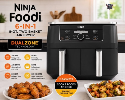 Ninja foodi dualzone 8 - dualzone,