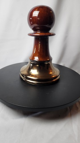 Giant vintage ceramic chess - giant,