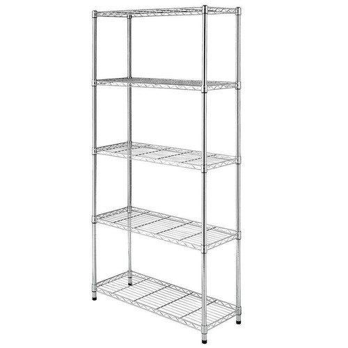 Chrome black shelf steel - chrome/black,
