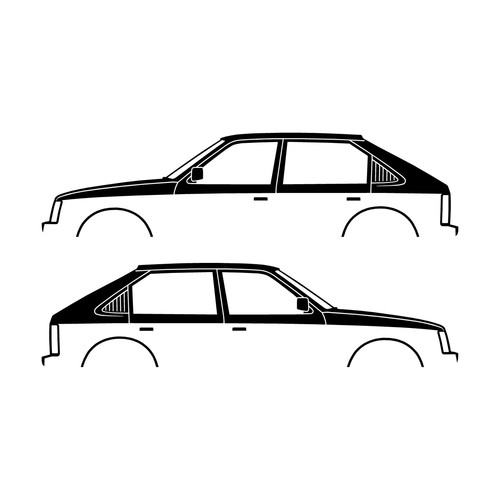 Set car decal - car,