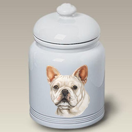 French bulldog treat jar - bulldog,