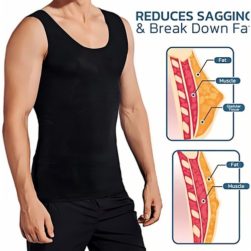 Men gynecomastia compression - men,