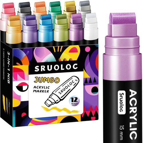 Metallic colors jumbo - 12,