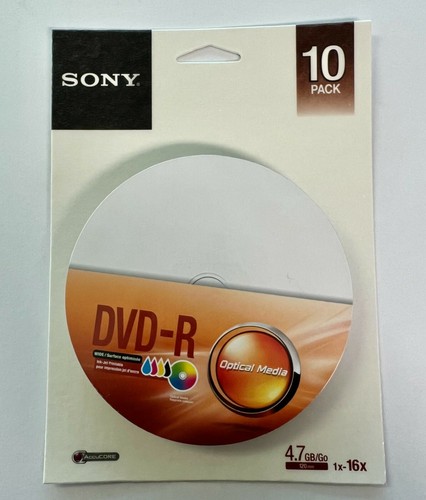 Sony dvd 5x10 pack 120min - pack,
