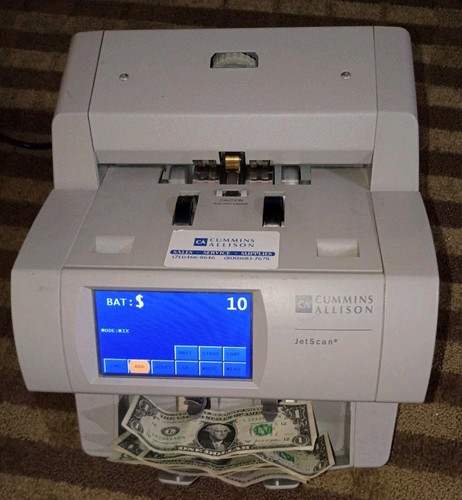 Cummins allison jetscan - allison, 4065es